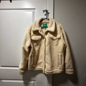 Dip Cream Sherpa Jacket